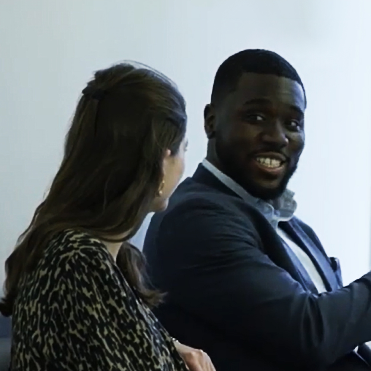 Two Employees Talking