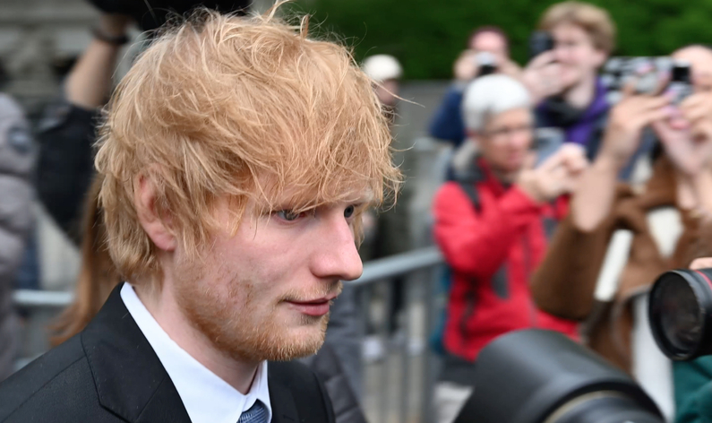 Ed Sheeran with Press