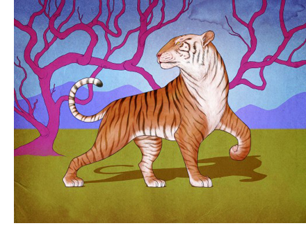 The Asian Tiger's Camouflage