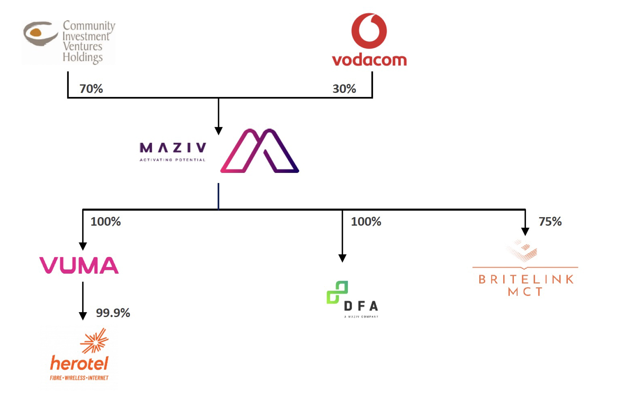 Maziv Shareholding Structure